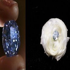 蓝钻石多少钱 蓝色钻石一克拉多少钱 蓝色钻石图片 crd克徕帝珠宝官网